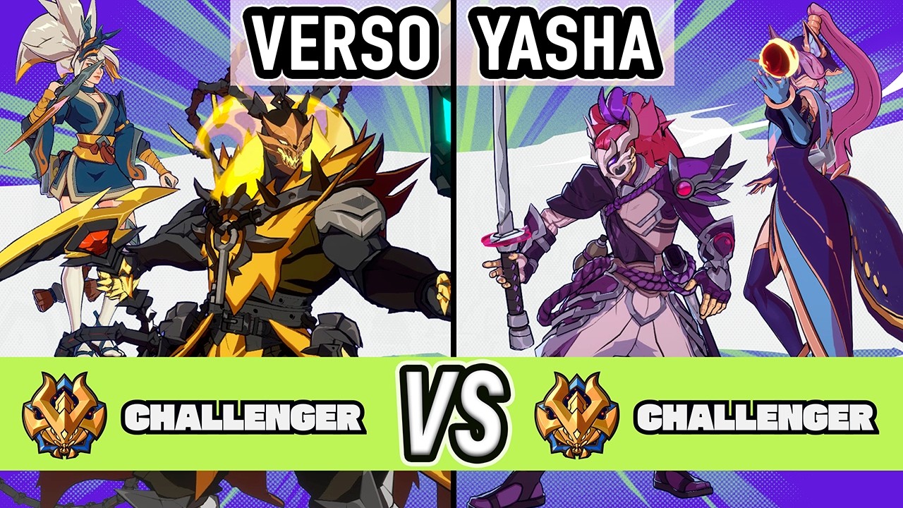 2XKO ▱ Verso (Thresh / Akali) vs Yasha (Yasuo / Ahri) ▱ High
