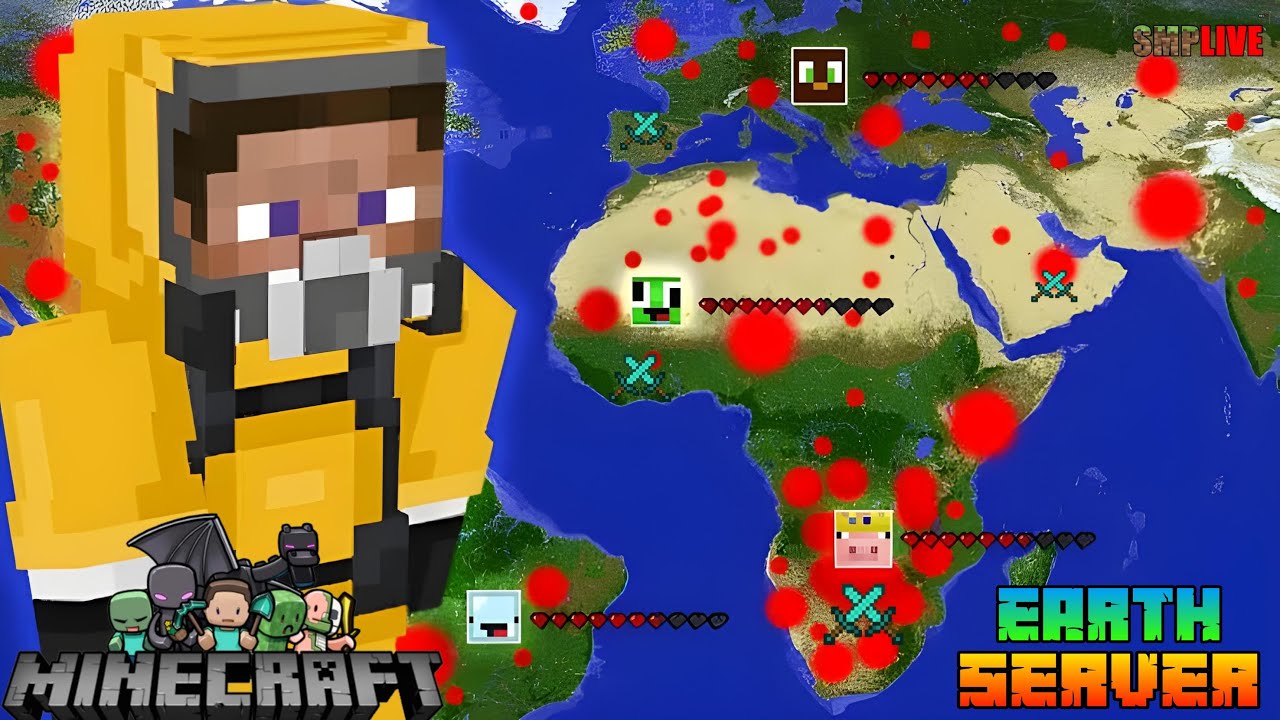 Join *Earth SMP* in Minecraft || How To Join Minecraft Earth Server ...
