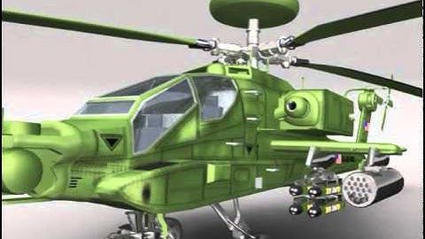 Apache-64 Helicopter 3D model from CGTrader.com