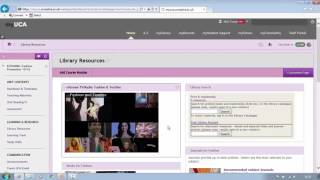 Accessing UCA online resources