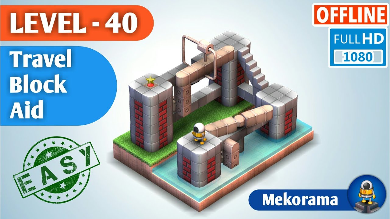 Mekorama Level 40 : Travel Block Aid || Mekorama Story Gameplay