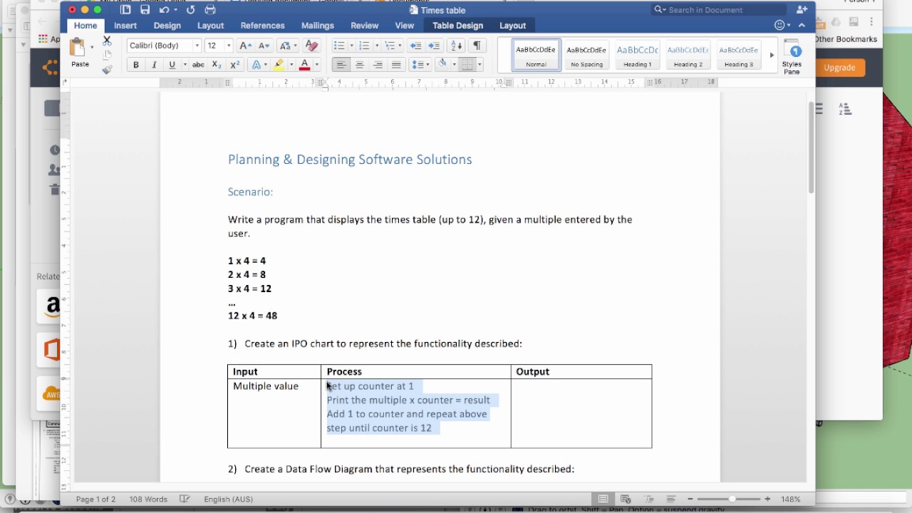 How To Make An Ipo Chart In Word