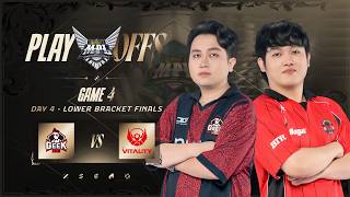 GEEK vs BTR | Playoffs Day 4 | Game 4 | #MPLIDS17