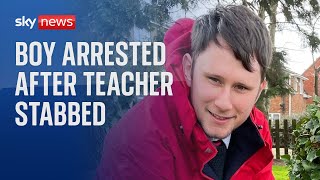 Boy arrested on suspicion of attempted murder of teacher