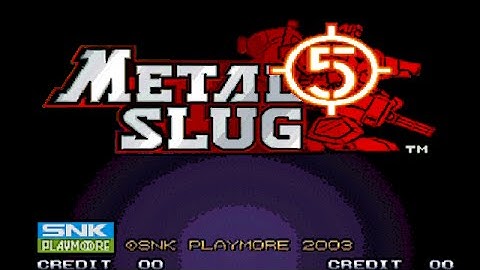 Metal Slug 5 (Arcade/SNK Playmore/2003) [720p]