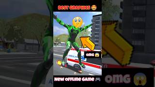 Trying Rope Frog Ninja Hero 😱🤯 Best Offline Game 🎯#indianbikedriving3d#maxer@MAXER76#gaming#viral screenshot 5