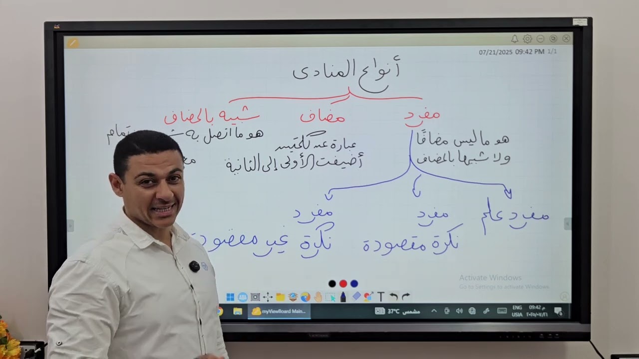 #النحو|أنواع المنادى وحكم كل نوع تفصيلا #ثانوية_أزهرية2026|أ/عبدالرحمن البري 
