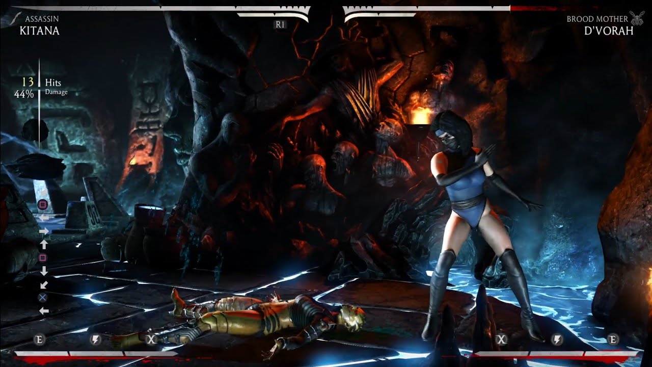 Easy 44% Combo with Assassin Kitana - Mkx