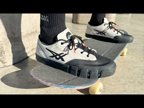Skating the New ASICS Gel Flexkee Pro 2.0's - YouTube