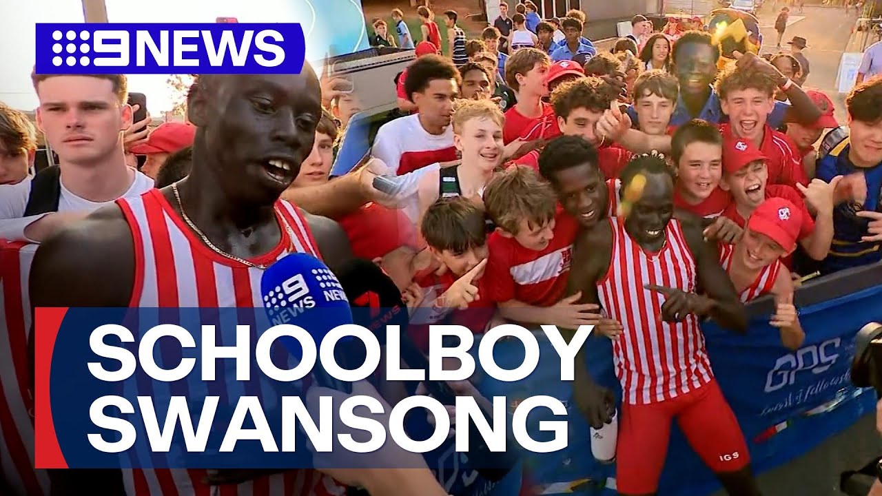 Gout Gout's closing the curtain on schoolboy athletics career | 9 News Australia