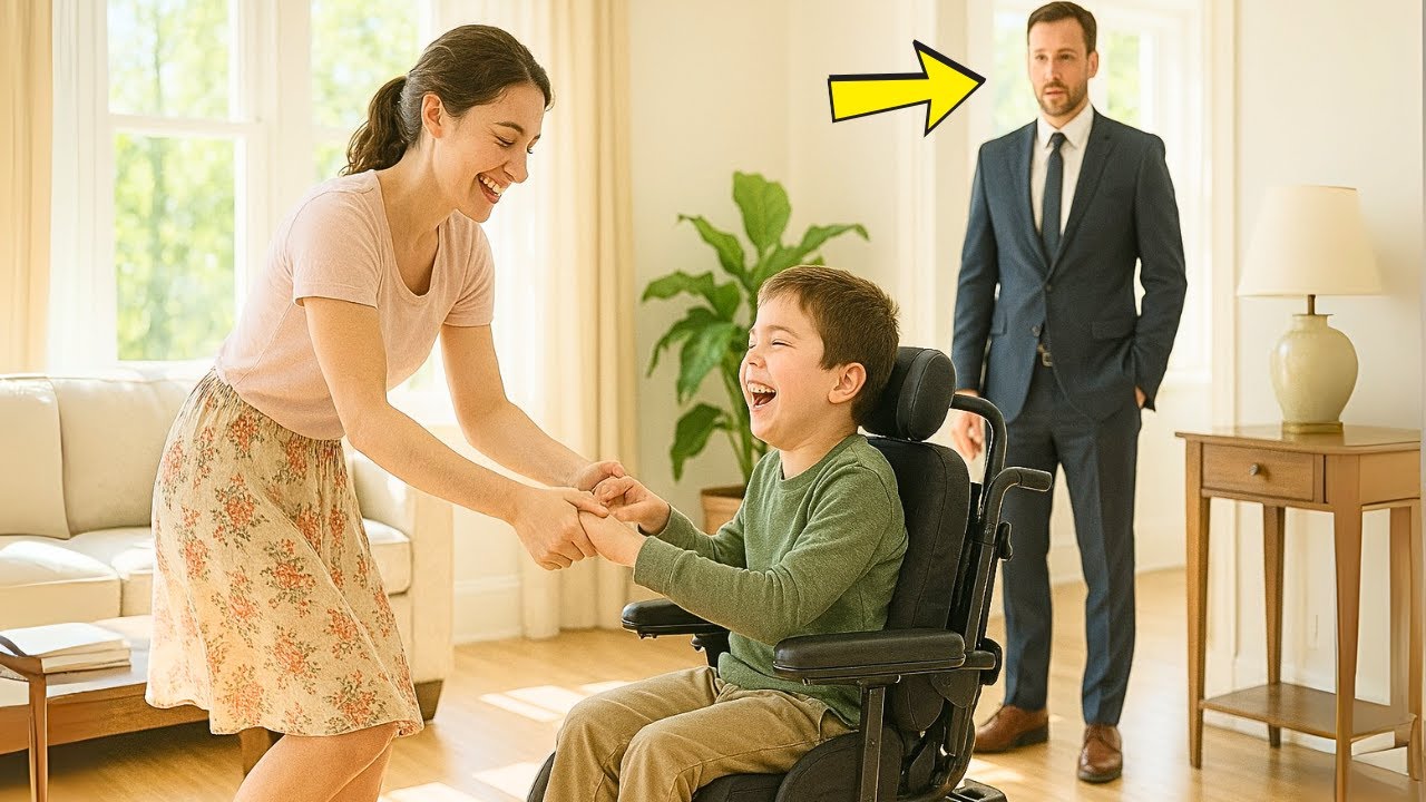 MILLIONÄR ERTAPPT BABYSITTERIN BEIM TANZEN MIT SEINEM SOHN IM ROLLSTUHL – UND WAS DANACH GESCHAH…