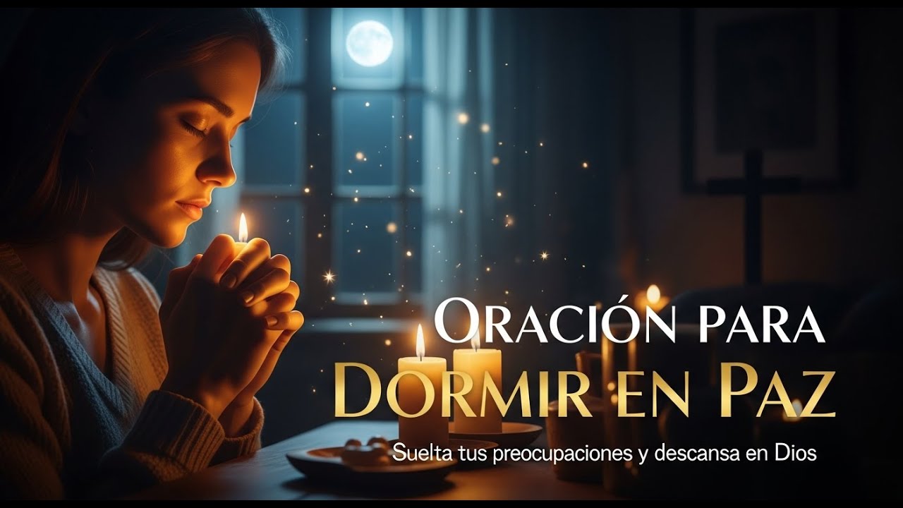 Oración para Dormir en Paz 🌙 | Suelta tus Preocupaciones y Descansa en ...