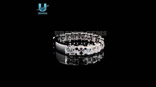 | Lab Grown/Natural 50PT ASSCHER Diamond Eternity Band From Uranus Gems |