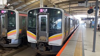 E129系100番台(ﾆｲA19編成)越後線内野行き 新潟駅3番線発車シーン 2026.8/15
