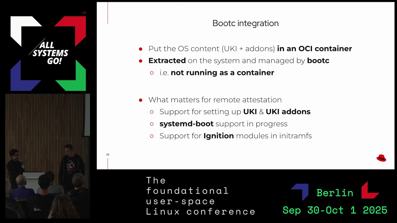 UKI, composefs and remote attestation for Bootable Containers