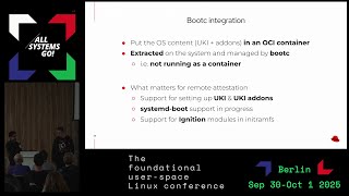 UKI, composefs and remote attestation for Bootable Containers