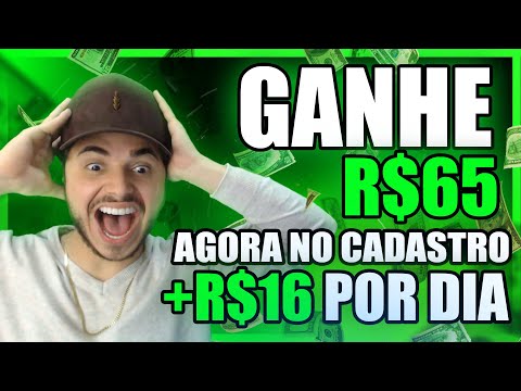 GANHE R$65 NO CADASTRO E SAQUE NA HORA - APP PAGANDO NO CADASTRO/ Como Ganhar Dinheiro na Internet