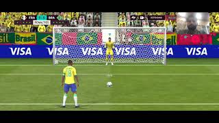 France 🇫🇷 vs 🇧🇷 Brazil penalty shootout |dream games | fifa world cup semi fine | penaltys | fifa 23