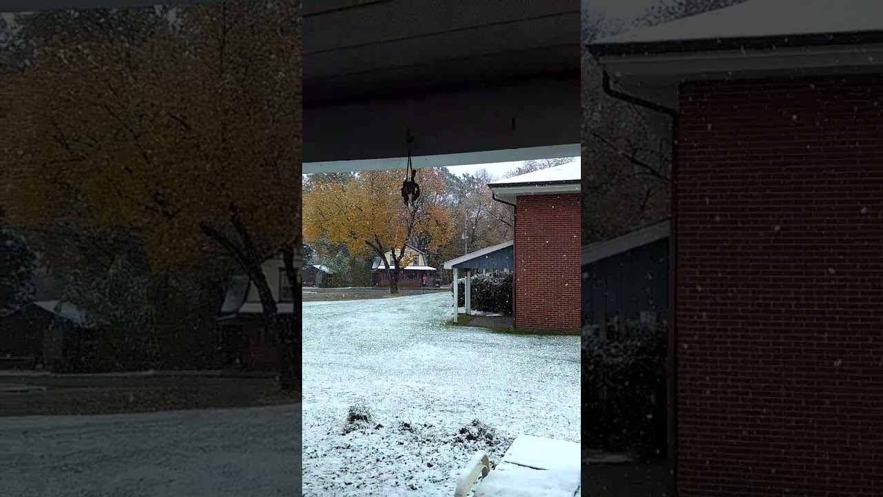 Johnstown pa first snow 11072017 YouTube