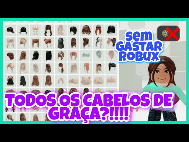 7 ideias de Cabelos do roblox  roupas de unicórnio, cabelo marron