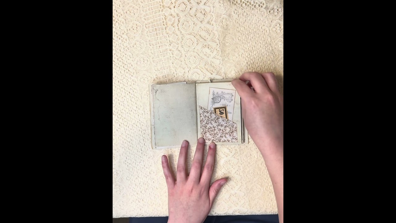 Mini French Junk Journal - YouTube