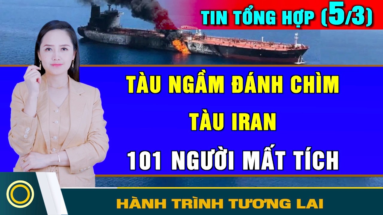 Tin Tổng Hợp (5/3): Israel tấn công 88 lãnh đạo cuối cùng của Iran. VN: lốc xoáy cuốn 102 căn nhà