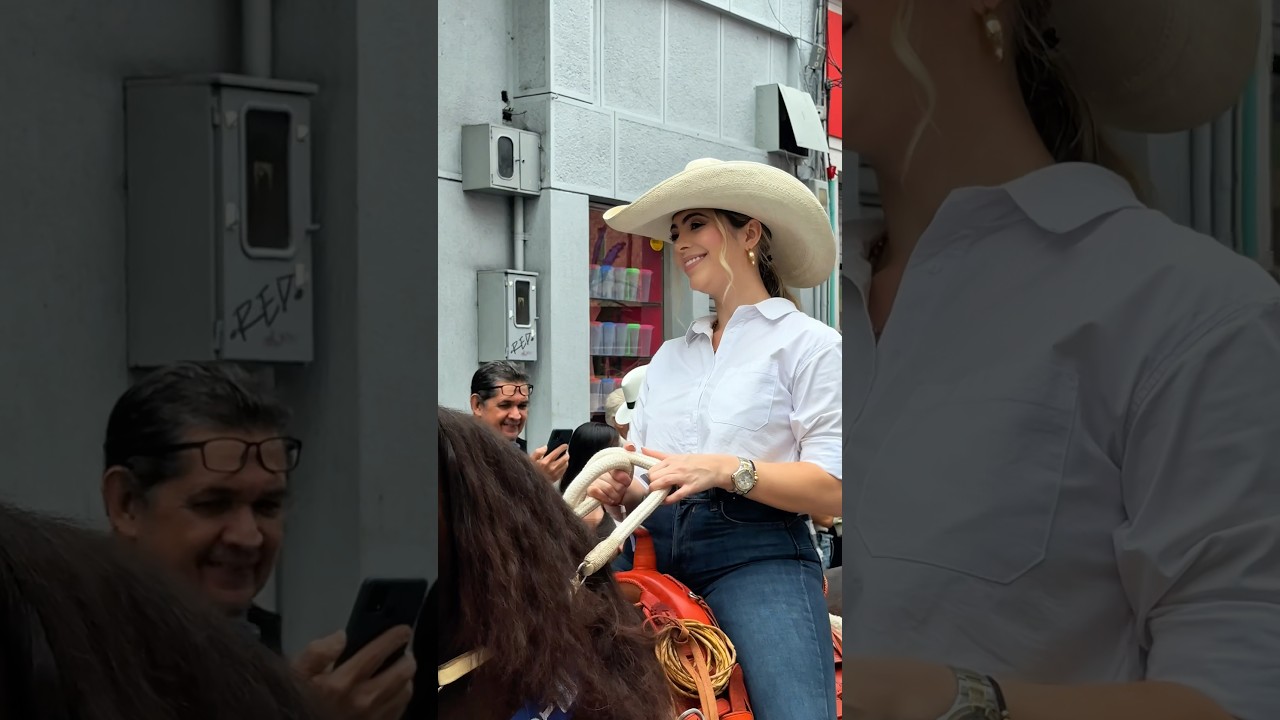 With natural grace and serene elegance, this lady rides her horse, leaving a lasting impression wi