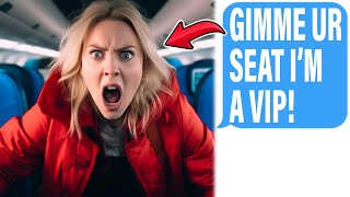 Karen Claims She Owns Airline \& Is VIP, Demands MY Seat For FREE!