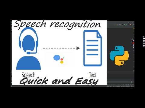 Google Speech Recognition using python || speech to text || python tutorial in hindi