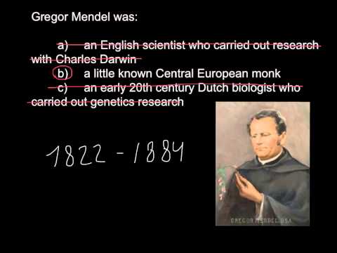 Gregor Mendel, 질문 및 사실