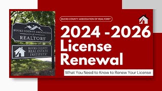 PA Real Estate License Renewal 2024-2026 FAQ