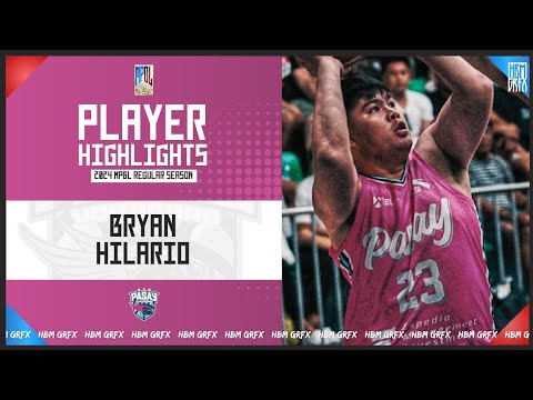 Bryan Hilario highlights | 2024 MPBL Regular Season #MPBL #HBMGrfx ...