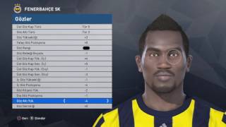 Pes 2017 Face Build Emmanuel Emenike Fenerbahçe Ps4