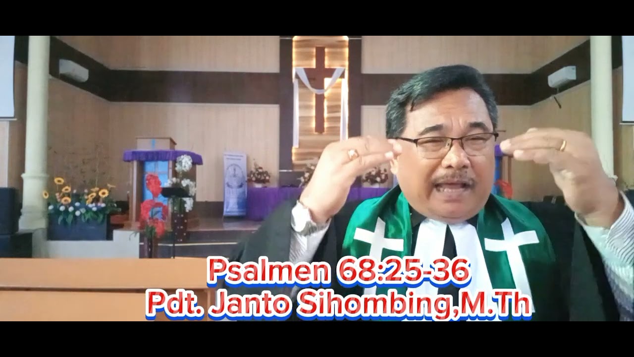 Jamita Minggu, 13 April 2025. Psalmen 68:25-36. 