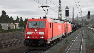 TSW 6: Chemical courier; Driving a heavy freight train with high priority with 185 275 and 185 315