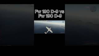 Fw 190 D9 vs Fw 190 D9 #warthunder #ww2 #aviation #fw190 #allemagne