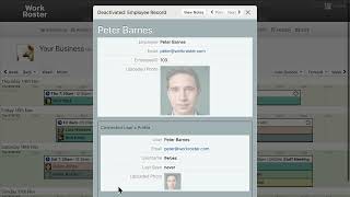 Workroster Roster Software Deactivate, Delete, And Disconnect Employees