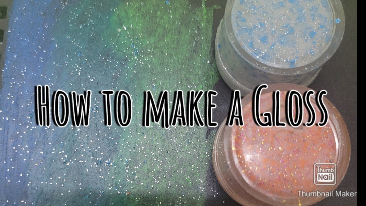 How to make a gloss for paintings and drawings. - YouTube