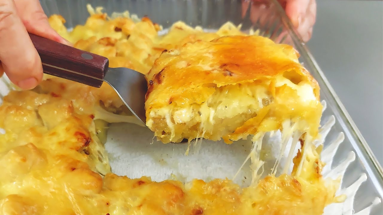 BATATA GRATINADA COM QUEIJO E FRANGO | SUPER FÁCIL E DELICIOSA - YouTube