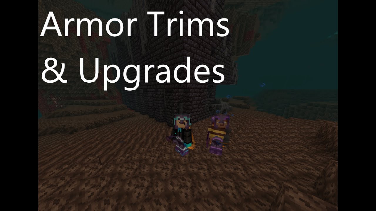 Minecraft Let's Play Back To The Nether For Armor Trims & Upgrades ...
