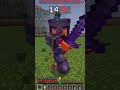 Doing 1v1 in Minecraft