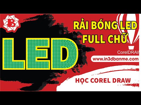 Video [Corel Quảng Cáo Bảng Hiệu] - Bài 32 - Rải bóng LED... - youtube