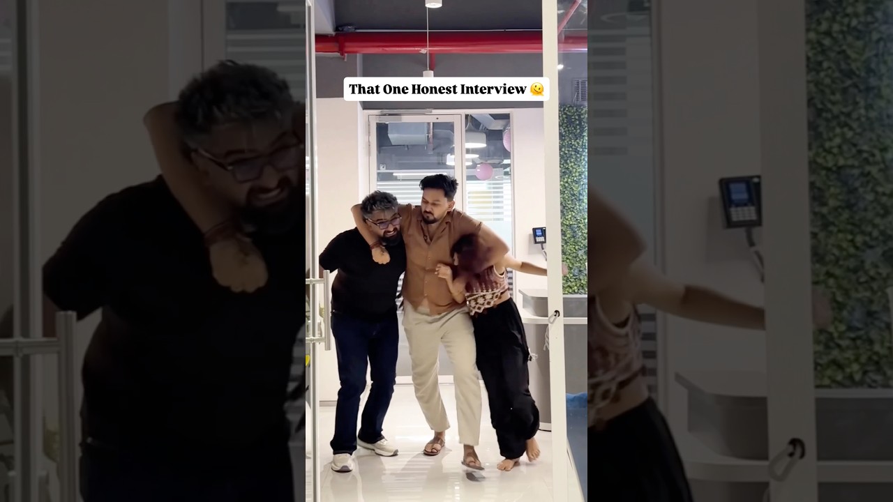 Honest Interview Gone Wrong😂 Resume Ki Pol Khul Gayi😭 #shortsyoutube #corporatelife #funny #office