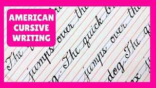 New American cursive writing, Cursive writing practice for beginners, Pangrams #cursivewriting