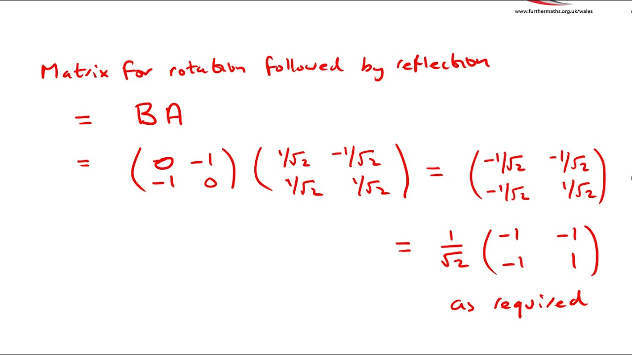 1 5 Matrices and 2D transformations - YouTube
