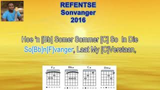 Video thumbnail of "Sonvanger - Refentse (2016) (LYRICS & GUITAR CHORDS)"