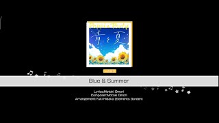 Blue & Summer - Cover by Poppin' Party [ Lyrics on description ]