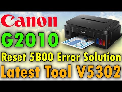 Canon G2010 Reset Using Latest Service Tool Of Canon V5302 Last