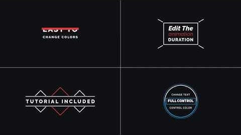 Mogrt Titles - 300 Animated Titles for Premiere Pro & After Effects