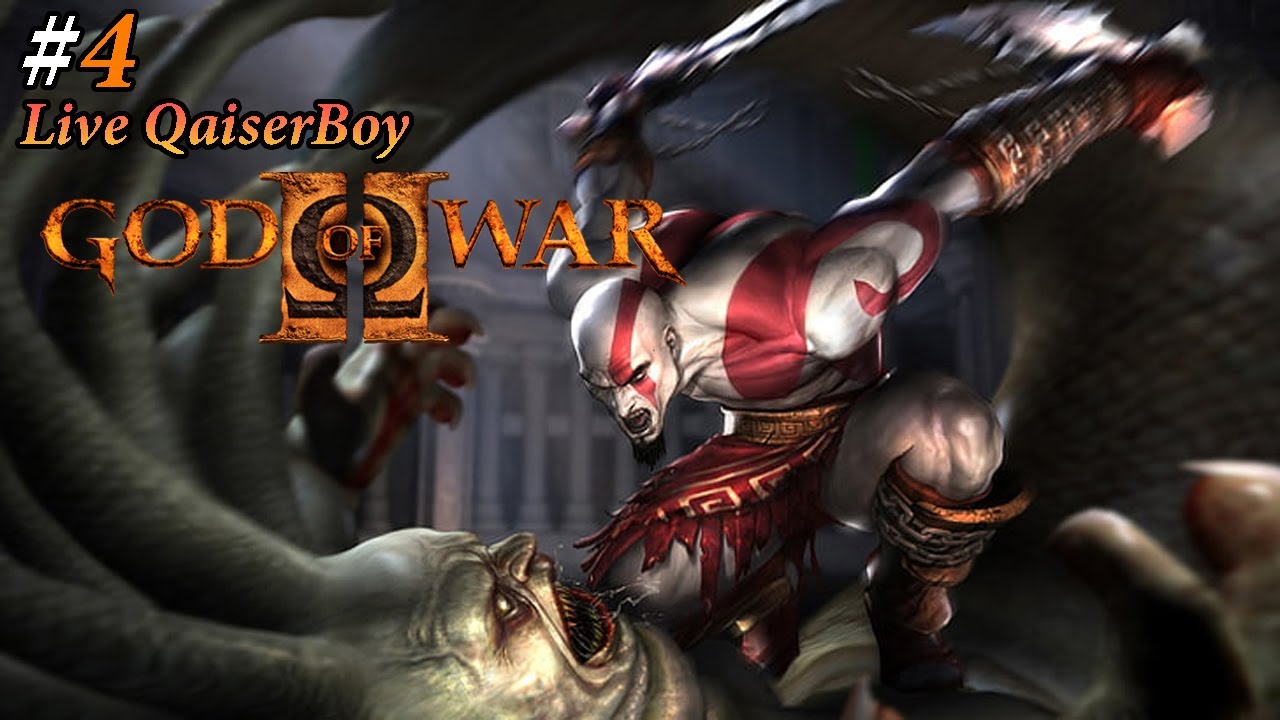 🔴LIVE God Of War 2 – Dapet Kepala Sakti Medusa (Kratos) #4